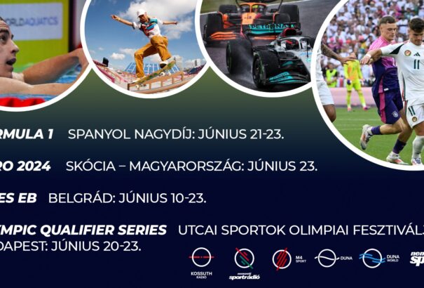 Füvön, aszfalton, vízben – Sportkavalkád a közmédia csatornáin