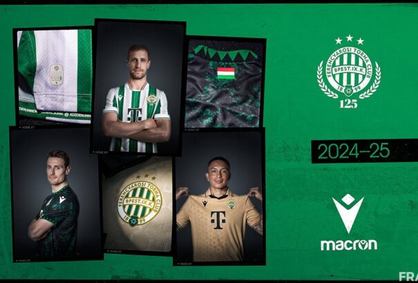 Bemutatta új mezeit a Fradi