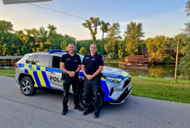 Életet mentettek Gútán a rendőrök