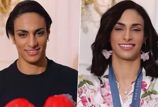 Khelif mindent bevet, hogy bizonyítsa nőiességét a nagyvilágnak. Virágos ruhában, taplig sminkben jelent meg egy reklámban