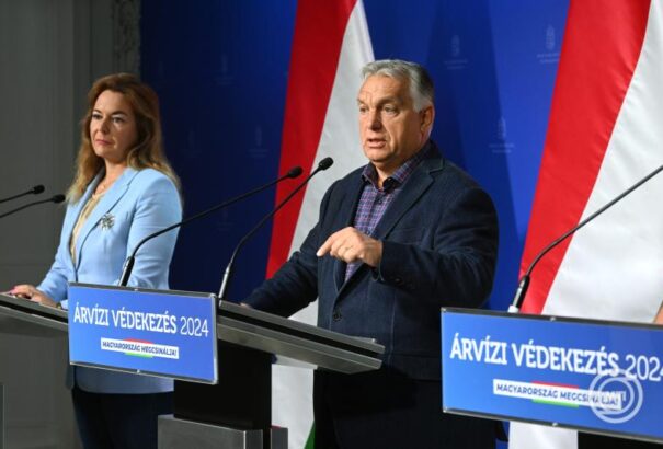 Árvíz – Orbán Viktor: Még hat napot kell megcsinálni a kiemelt védekezésből