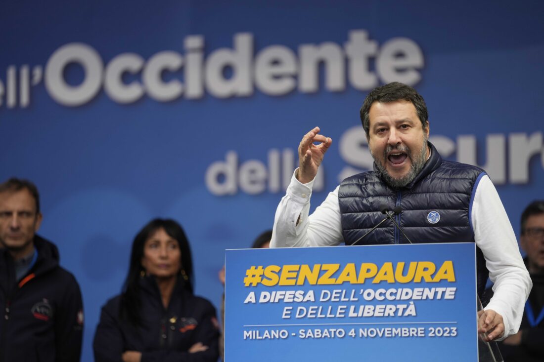 Matteo Salvini konkrét békejavaslatot sürgetett az ukrán elnöktől