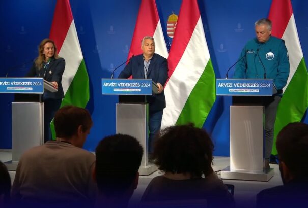 Árvíz – Orbán Viktor: növelni kellett az árvízvédelmi készültség alá vont területek hosszát