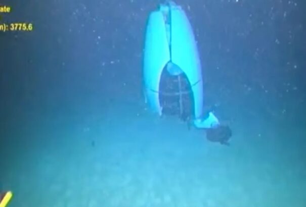 Közzétették az első képet a Titan Atlanti-óceánban összeroppant roncsáról