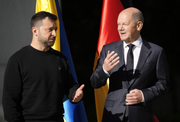 Scholz egyértelműen elutasította Zelenszkij győzelmi tervének első pontját