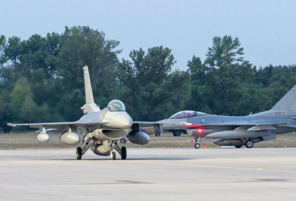 Megérkezett a harmadik F-16 típusú vadászgép Szlovákiába