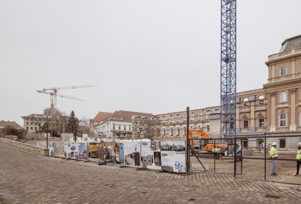 Hamarosan kezdődik a Budavári Palota északi szárnyának szerkezetépítése