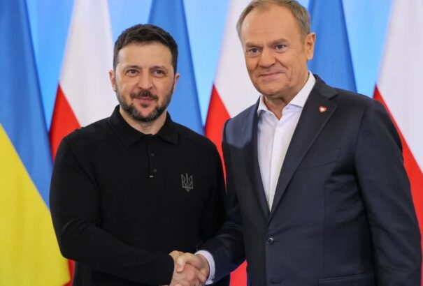 Varsóban tárgyalt Volodimir Zelenszkij