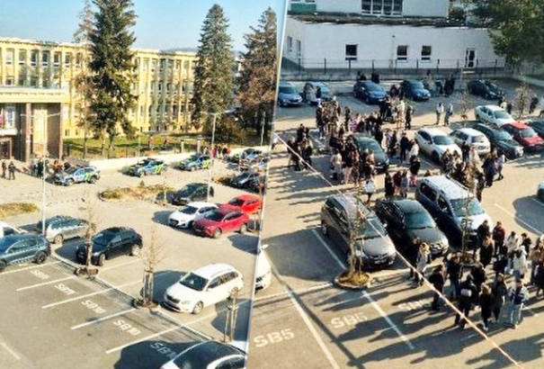 Evakuálták a trencséni egyetem épületét – ellepték a rendőrök a környéket