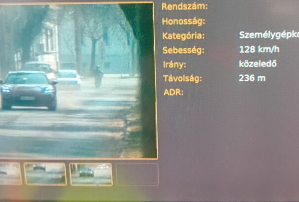 Közel félmillió forintos bírságot kapott Magyarországon egy szlovákiai gyorshajtó