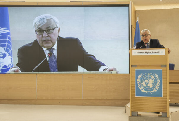 Küldöttek tucatjai bojkottálták Oroszország felszólalását az ENSZ-ben