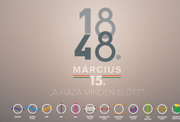 Március 15.: Élő közvetítések, tematikus filmek és műsorok a közmédia csatornáin