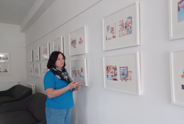 Kedves képkiállítás és hangulatos mesekönyvek bemutatása indította az Irodalom határok nélkül programsorát Komáromban