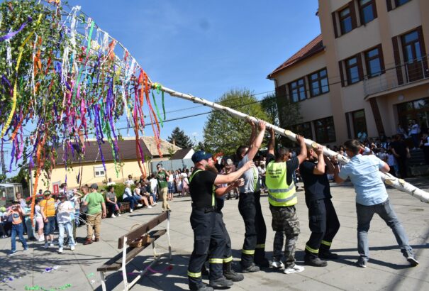 Feledben is májusfát állítottak – Képekkel