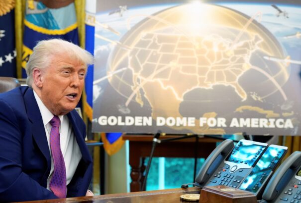 Trump bemutatta a 175 milliárd dolláros Golden Dome rakétavédelmi tervet