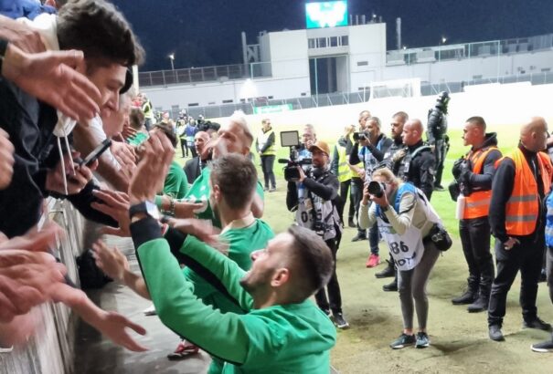 Így ünnepelt a csapat és a tábor Győrben! 36-szoros magyar bajnok a Ferencváros!