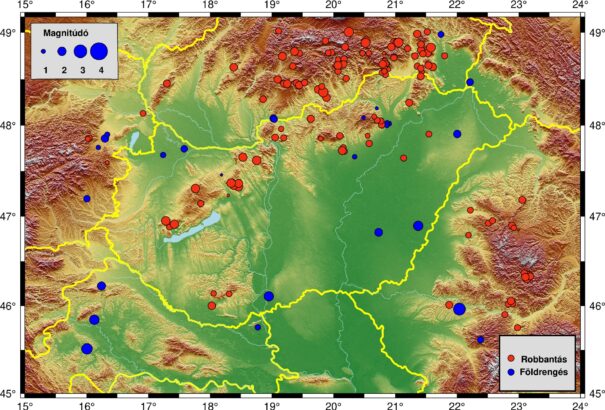 Szeizmológiai obszervatórium: májusban 155 földmozgást regisztráltak a Kárpát-medencében