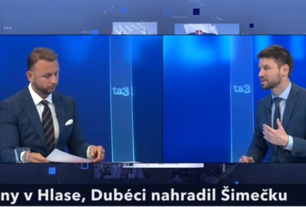 Šutaj Eštok vs. Šimečka – Éles vita a szlovák belpolitikáról és külpolitikáról