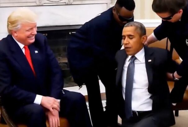 Trump közzétett egy szatirikus AI-videót, amelyben az FBI letartóztatja Obamát