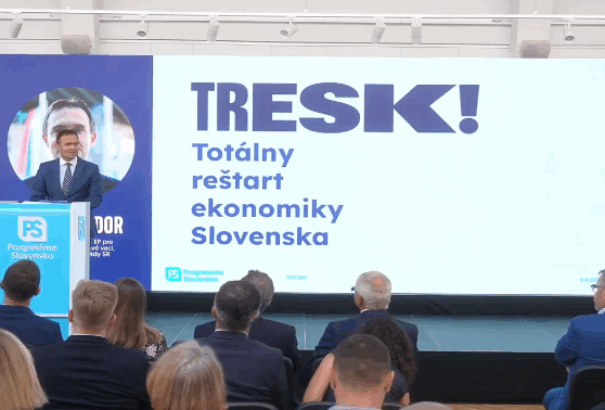 A Progresszív Szlovákia bemutatta gazdasági programját, amellyel Szlovákiát a csúcsra juttatná