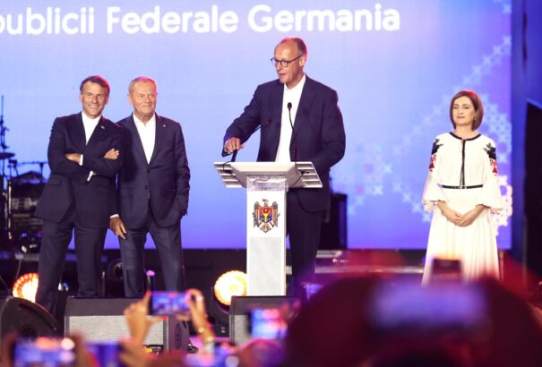 Merz, Macron és Tusk Oroszországot vádolja a moldovai választások befolyásolásával