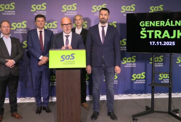 Az SaS országos sztrájkot hirdet november 17-re – „Szlovákia ébred,” állítják