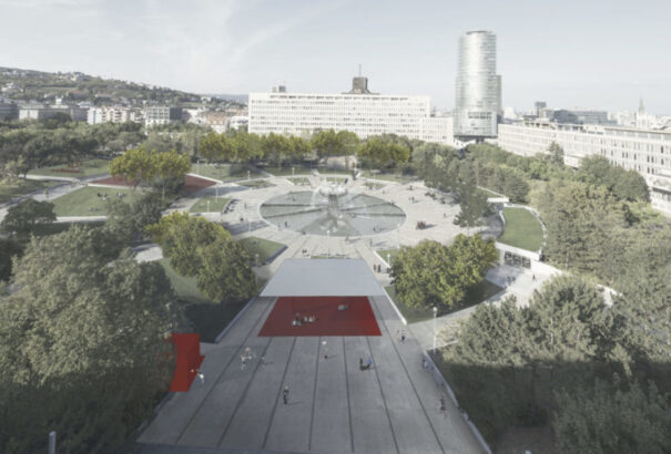 Emlékművet emelnek a bársonyos forradalom tiszteletére a pozsonyi Szabadság téren