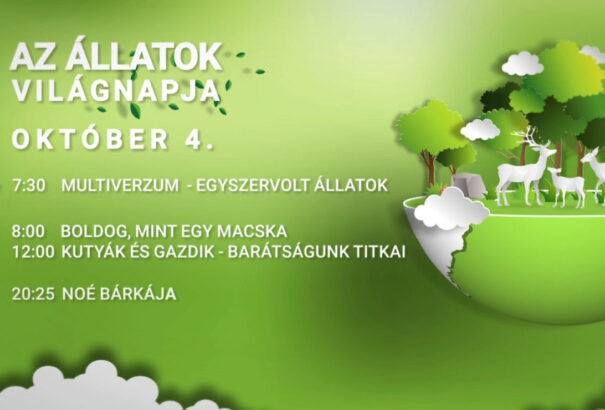 Állati műsorok október 4-én a közmédia csatornáin