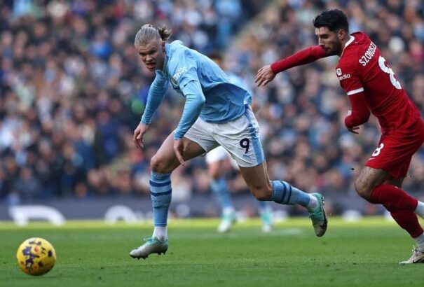 Angol csúcsrangadó a válogatott szünet előtt: Haaland és Szoboszlai csatája az Etihadban