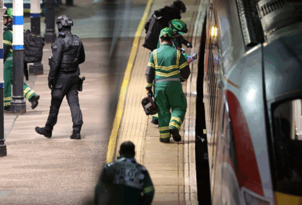 Késelés egy angliai vonaton: kilencen küzdenek az életükért