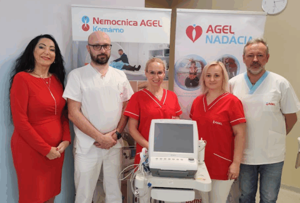 Az AGEL Alapítvány támogatásának köszönhetően három új készülék érkezett a komáromi kórházba
