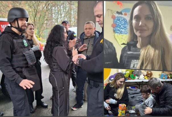 Angelina Jolie egy ukrán toborzóirodából próbálta kimenteni a testőrét